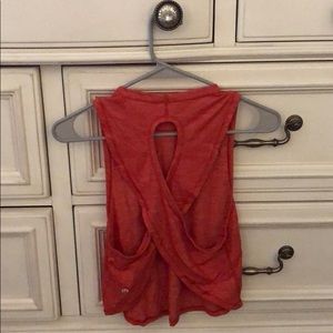 Lululemon twist back tank - size 2